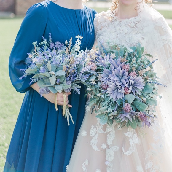 JJ’s House Navy Blue Bridesmaid Dress - Picture 2 of 16